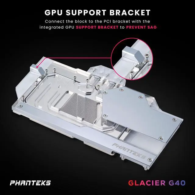 Alt view image 6 of 6 - Phanteks Glacier G4090 MSI Water Block Bundle Glacier G4090 MSI Water Block Bundle (3635) DIY Cooling