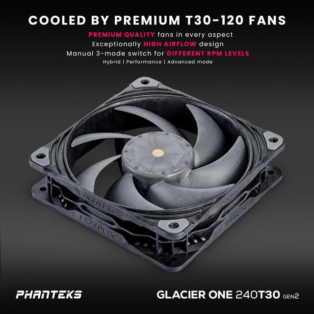 Phanteks Glacier One 240T30 Gen 2 D-RGB AIO Liquid CPU Cooler