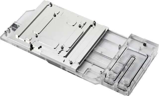 Alt view image 3 of 8 - Phanteks Glacier G40 ASUS GPU Block for ASUS ROG STRIX / TUF gaming RTX 4090, Full Cover Nickel-Plated copper block, Cast Acrylic, Aluminum Cover plates, Digital-RGB, Chrome