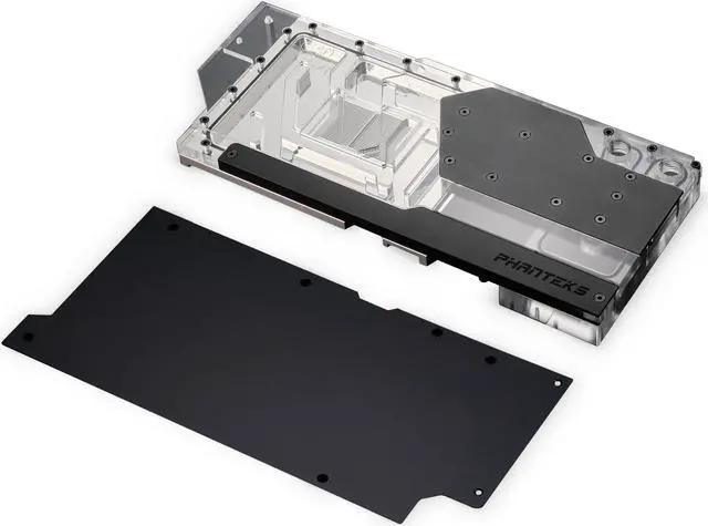 Main image of Phanteks Glacier G4090 GIGABYTE for GIGABYTE AORUS MASTER / GAMING RTX 4090, Nickel-Plated copper block, Acrylic, Aluminum Cover plate, Digital-RGB, Black