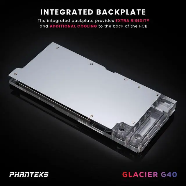 Alt view image 5 of 6 - Phanteks Glacier G4090 GIGABYTE for GIGABYTE AORUS MASTER/ GAMING RTX 4090, Nickel-Plated copper block, Acrylic, Aluminum Cover plate, Digital-RGB, Chrome