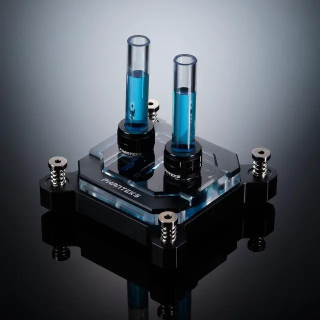 Alt view image 7 of 7 - Phanteks Glacier C370I CPU Water Block for Intel Sockets 1700/1200/115x, Pure Copper Base, Digital-RGB Lighting, Black
