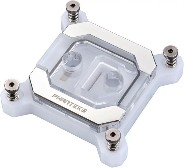 Main image of Phanteks Glacier C370I CPU Water Block for Intel Sockets 1700/1200/115x, Support Intel 14th Gen Processor, Pure Copper Base, Digital-RGB Lighting, White