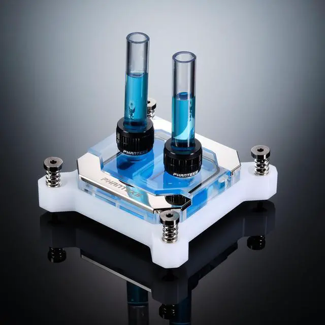 Alt view image 7 of 7 - Phanteks Glacier C370I CPU Water Block for Intel Sockets 1700/1200/115x, Support Intel 14th Gen Processor, Pure Copper Base, Digital-RGB Lighting, White