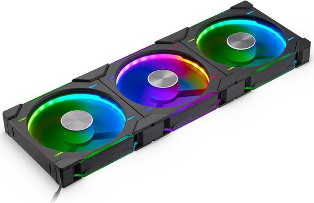 Main image of Phanteks D30-140 DRGB PWM FAN 3Pack, Premium D-RGB Performance Fans, ARGB/DRGB lighting, Daisy-chain Fan Linking system, Black, 3Pack
