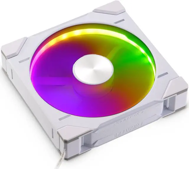 Main image of Phanteks D30-140 DRGB PWM FAN, Premium D-RGB Performance Fan, ARGB/DRGB lighting, Daisy-chain Fan Linking system, White