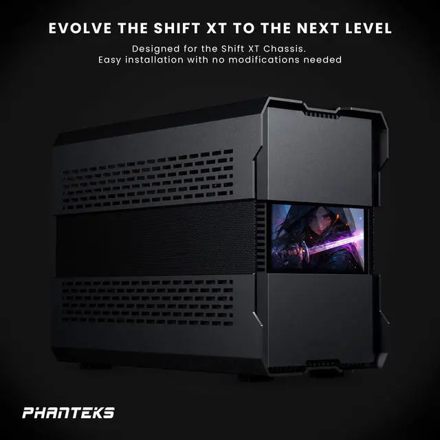 Alt view image 2 of 4 - Phanteks Shift XT 5.5" Hi-Res Display, designed for Shift XT, 60hz refresh rate, 2160x1440 IPS Panel with LED backlighting, 99% sRGB support, Plug and Play, HDMI, Black