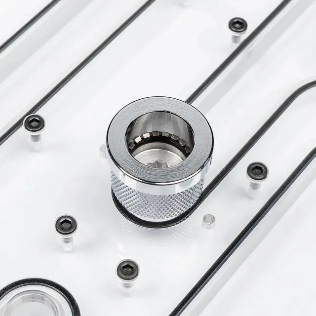 Alt view image 5 of 4 - Phanteks Glacier EZ-Fit F16G1/4, 16mm Soft and Hard Tube Fitting, Push-In EZ-Fit System, G1/4 thread, Chrome