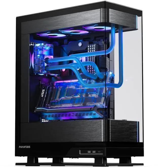 Alt view image 10 of 17 - Phanteks Glacier EZ-Fit 120RES-DDC Body, Compact Reservoir for DDC Pump, Integrated EZ-Fit 16mm Fittings, Pump not included, D-RGB, Black