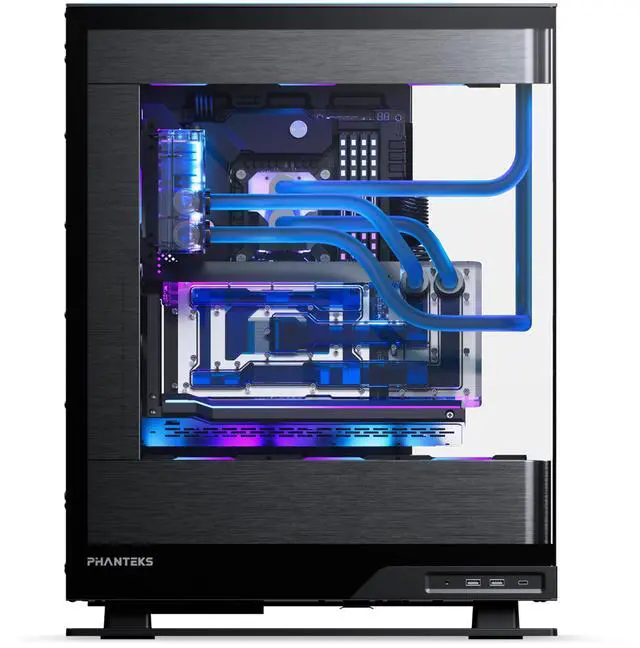 Alt view image 11 of 17 - Phanteks Glacier EZ-Fit 120RES-DDC Body, Compact Reservoir for DDC Pump, Integrated EZ-Fit 16mm Fittings, Pump not included, D-RGB, Black