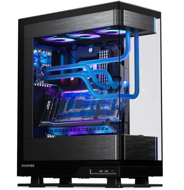 Alt view image 14 of 17 - Phanteks Glacier EZ-Fit 120RES-DDC Body, Compact Reservoir for DDC Pump, Integrated EZ-Fit 16mm Fittings, Pump not included, D-RGB, Black