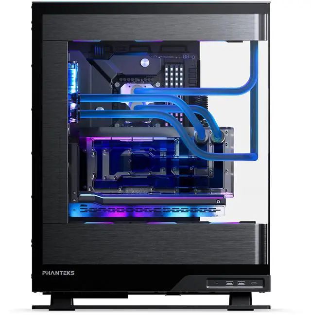 Alt view image 15 of 17 - Phanteks Glacier EZ-Fit 120RES-DDC Body, Compact Reservoir for DDC Pump, Integrated EZ-Fit 16mm Fittings, Pump not included, D-RGB, Black