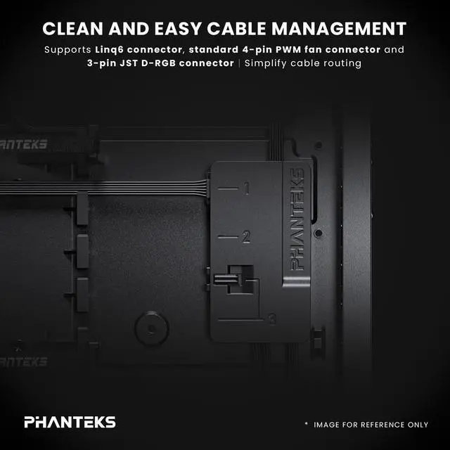 Alt view image 4 of 5 - Phanteks Nexlinq Hub V2, Fan & Lighting control Windows App, Multiple channel output, Black.