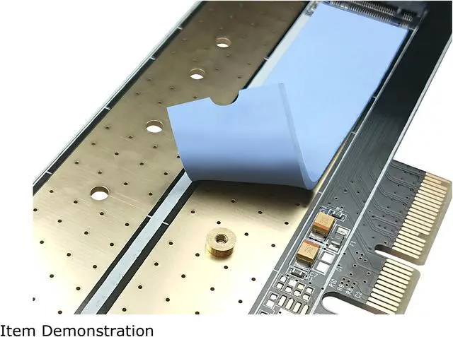 Alt view image 3 of 5 - Micro Connectors Thermal pad for M.2 SSD 2280