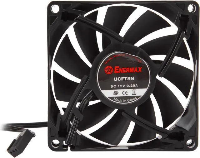 Alt view image 3 of 5 - Athena Power FANC-TB815 8015 Slim Fan with Twister Bearing Technology Long Lifetime & Low Noise. And Turbine Blades for High-pressure Airflow.