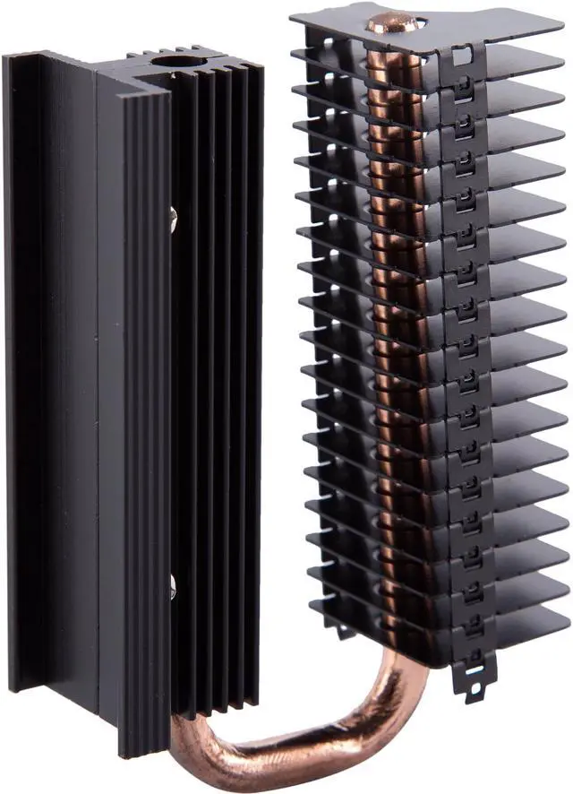 Main image of Athena Power CO-HM2CP Xinshis-M.2 SSD Radiator Cooler with Heat Pipe, SATA NVMe NGFF M.2 SSD Cooler, Compatible with PCIE NVME M.2 2280 SSD and SATA M.2 2280 SSD. With Thermal Silica Pad (Excluding SSD)