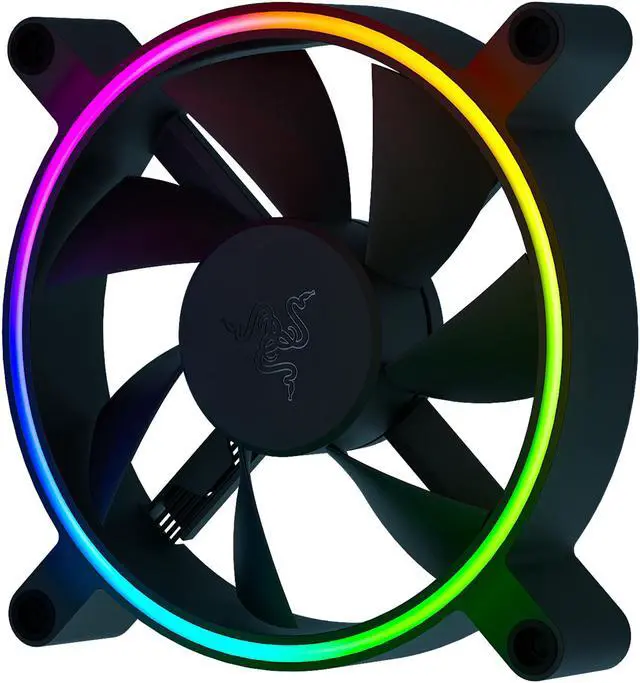Alt view image 2 of 10 - Razer Kunai Chroma RGB 120MM LED PWM Performance Fan - 3 Fans