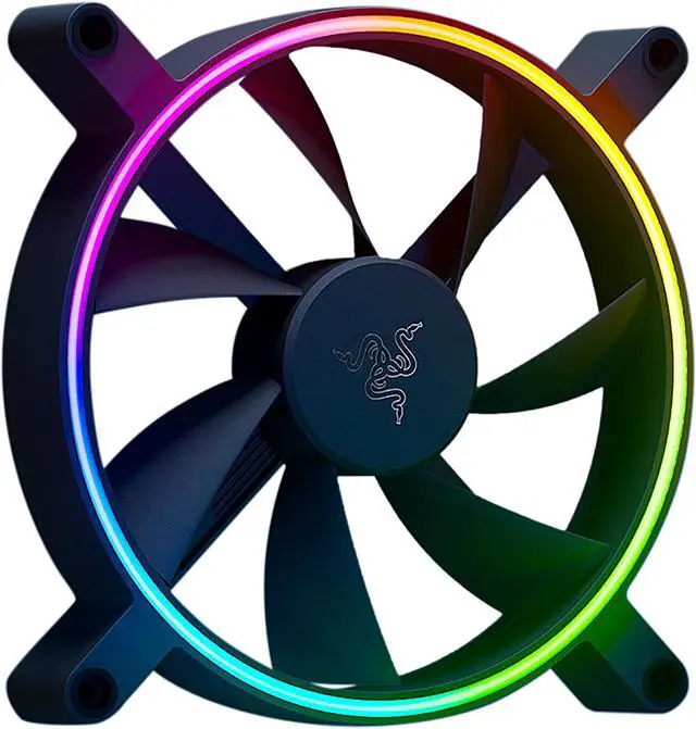 Alt view image 6 of 10 - Razer Kunai Chroma RGB 140MM LED PWM Performance Fan - 3 Fans