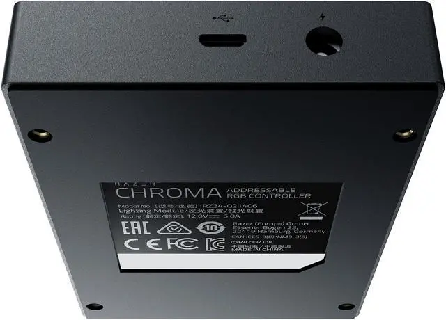 Alt view image 5 of 12 - Razer Chroma Addressable RGB Controller Compatible to Work with any ARGB Device