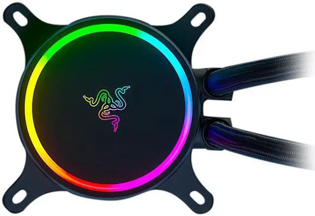 Alt view image 4 of 13 - Razer Hanbo Chroma RGB AIO Liquid Cooler 240MM (ARGB Pump Cap), Intel LGA 1851/1700/1200 & AMD AM4 & AM5 Compatible