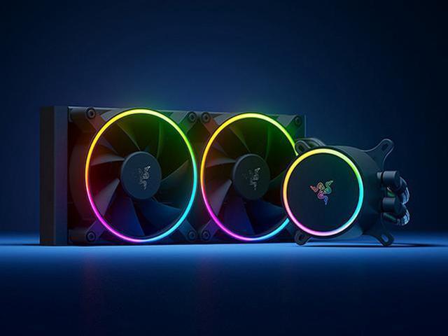 Alt view image 5 of 13 - Razer Hanbo Chroma RGB AIO Liquid Cooler 240MM (ARGB Pump Cap), Intel LGA 1851/1700/1200 & AMD AM4 & AM5 Compatible