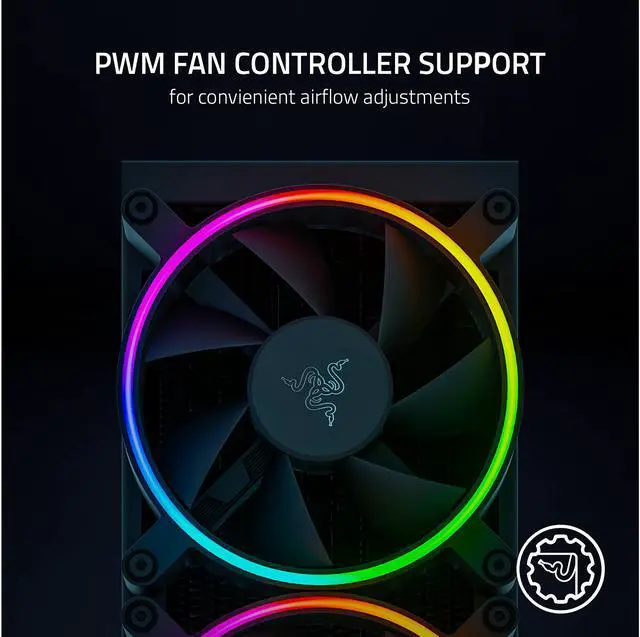 Alt view image 10 of 13 - Razer Hanbo Chroma RGB AIO Liquid Cooler 240MM (ARGB Pump Cap), Intel LGA 1851/1700/1200 & AMD AM4 & AM5 Compatible