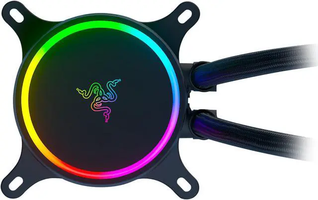 Alt view image 4 of 12 - Razer Hanbo Chroma RGB AIO Liquid Cooler 360MM (aRGB Pump Cap), Intel LGA 1851/1700/1200 & AMD AM4 & AM5 Compatible