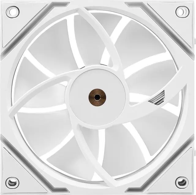 Alt view image 4 of 6 - MSI MPG EZ120 ARGB WHITE-1W Fan - 120mm ARGB Fan, Fluid Dynamic Bearing with Extra nut Fixing, Mystic Light & Cooling Wizard Support with MSI motherboards, 1900RPM, 2 Years Warranty