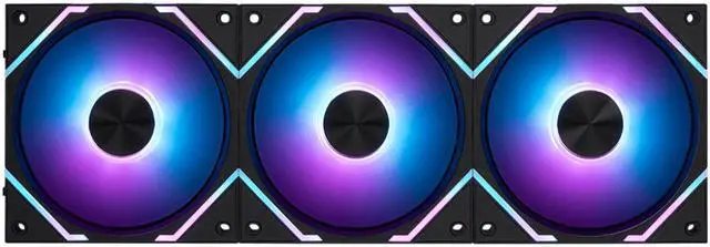 Alt view image 4 of 8 - MSI MPG EZ120 ARGB-3B Fan - 120mm ARGB Fan, Patented Magnetic Connector Block, Daisy-Chain Connection, Fluid Dynamic Bearing + Extra nut Fixing, Fan hub, Mystic Light & Cooling Wizard Support, 3 Packs