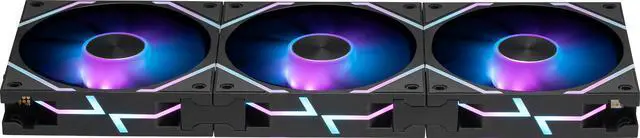 Alt view image 3 of 8 - MSI MPG EZ120 ARGB-3B Fan - 120mm ARGB Fan, Patented Magnetic Connector Block, Daisy-Chain Connection, Fluid Dynamic Bearing + Extra nut Fixing, Fan hub, Mystic Light & Cooling Wizard Support, 3 Packs