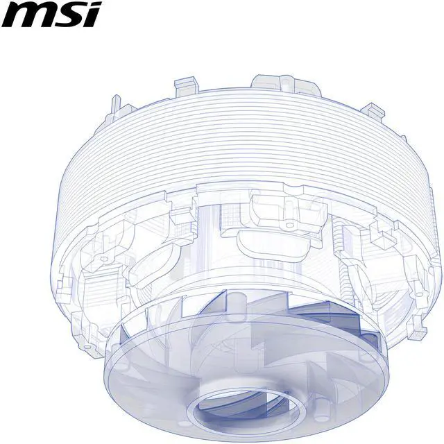 Alt view image 8 of 10 - MSI MAG Coreliquid A13 360 White - AIO ARGB Liquid Cooling - 360mm Radiator - Triple 120mm ARGB PWM Fans - EZ Connect - LGA 1700/1851/AM5/AM4 Compatible