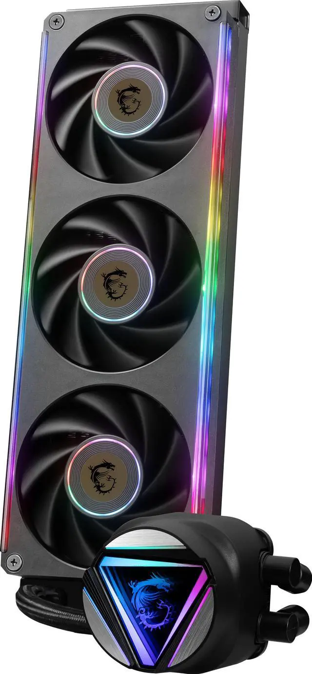 Alt view image 7 of 10 - MAG CORELIQUID C360 V2, USA,CA, 3x R series ARGB Fan (All-in-one), ARGB Block, BULK, Pallet packing