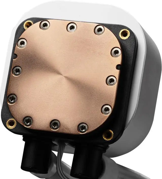 Alt view image 12 of 12 - MAG CORELIQUID C360 V2 WHITE,USA,CA, 3x R series ARGB Fan (All-in-one), ARGB Block, Color Box, Pallet packing