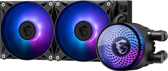 Alt view image 5 of 10 - MAG CORELIQUID A12 240, USA, CA, 2x M series ARGB Fan, ARGB Block, Color Box, Pallet packing