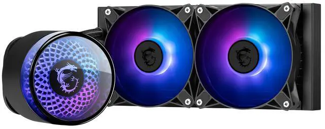 Alt view image 6 of 10 - MAG CORELIQUID A12 240, USA, CA, 2x M series ARGB Fan, ARGB Block, Color Box, Pallet packing