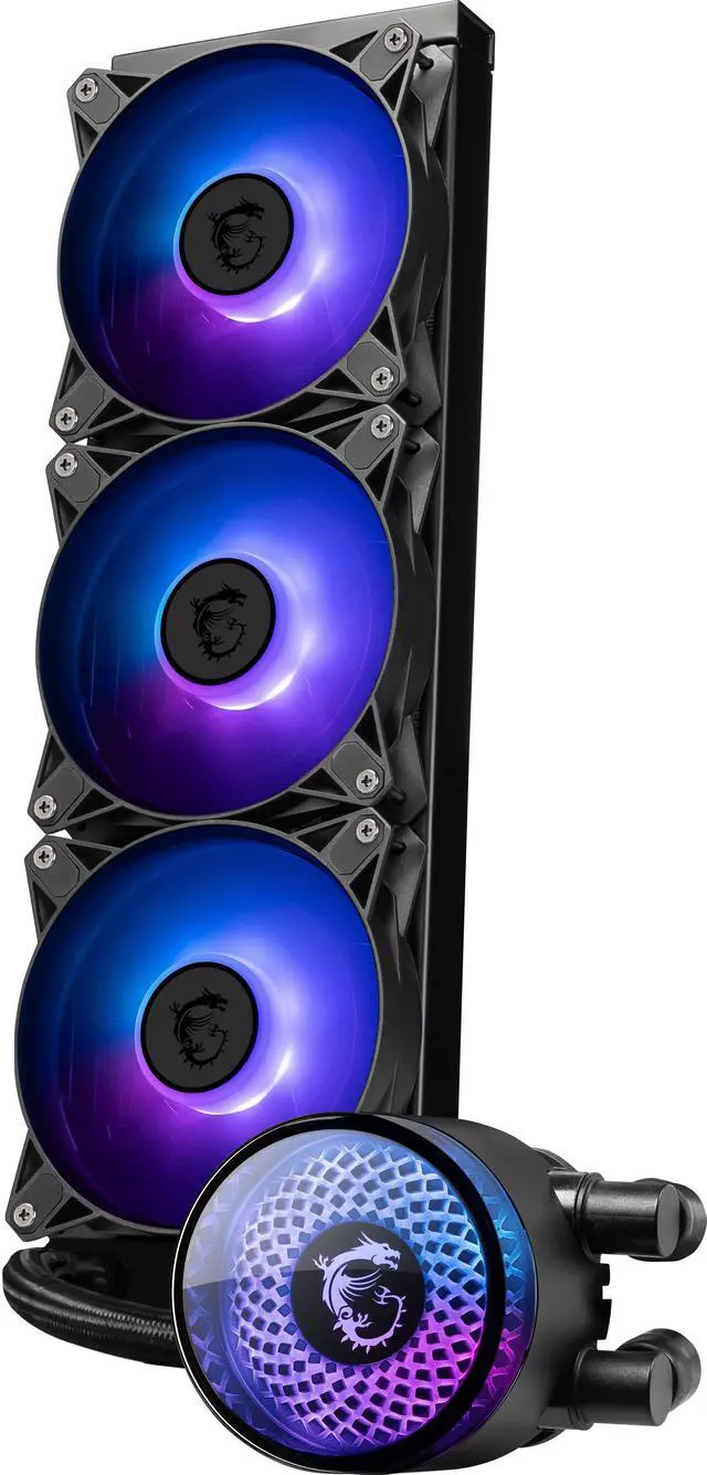 Alt view image 7 of 11 - MAG CORELIQUID A12 360, USA, CA, 3x M series ARGB Fan, ARGB Block, Color Box, Pallet packing