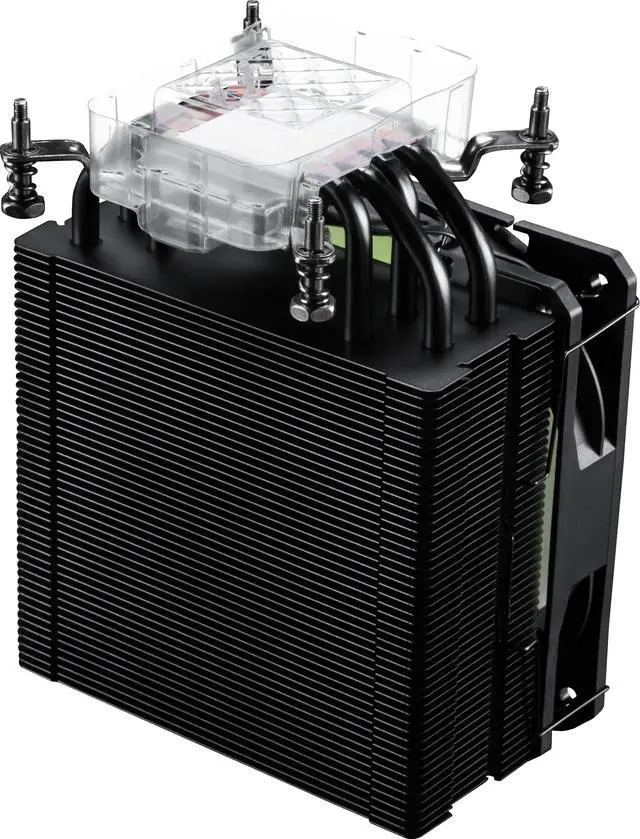 Alt view image 2 of 5 - MSI MAG COREFROZR AA13 - ARGB CPU Air Cooler - LGA 1700/1851 / AM5/AM4 Compatible - 120mm ARGB PWM Fan - Direct Touch Heat-Pipes - Pre-Applied Thermal Paste - Black