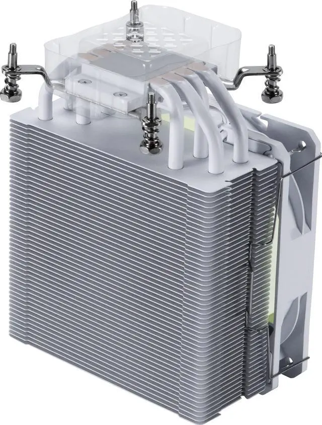 Alt view image 6 of 6 - MSI MAG COREFROZR AA13 White Air CPU Cooler, Single 120mm PWN Fans, ARGB lighting controlled by software