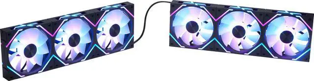 Alt view image 10 of 11 - MSI MPG EZ120R ARGB 3fan/pack, Magnetic Connection, Mystic Light Sync, Exclusive Fluid Dynamic Bearing Structure