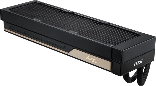 Alt view image 17 of 19 - MSI MEG CORELIQUID E15 360 - AIO ARGB CPU Liquid Cooler - 360mm x 30mm Radiator - 6.67" 2K AMOLED Curved Screen - Naked-Eye 3D Effects - Pogo-Pin Design - Intel LGA 1851/1700 AMD AM5/AM4