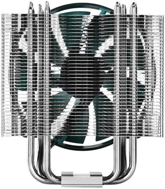 Alt view image 3 of 12 - DEEPCOOL Gamer Storm Lucifer V2-CPU Cooler 140mm PWM Rubber Fan Twin-tower Metal Mounting Kit Fanless Option Support LGA 2066 / AM4