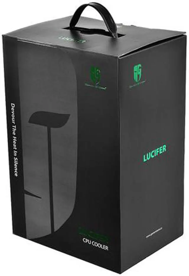 Alt view image 12 of 12 - DEEPCOOL Gamer Storm Lucifer V2-CPU Cooler 140mm PWM Rubber Fan Twin-tower Metal Mounting Kit Fanless Option Support LGA 2066 / AM4