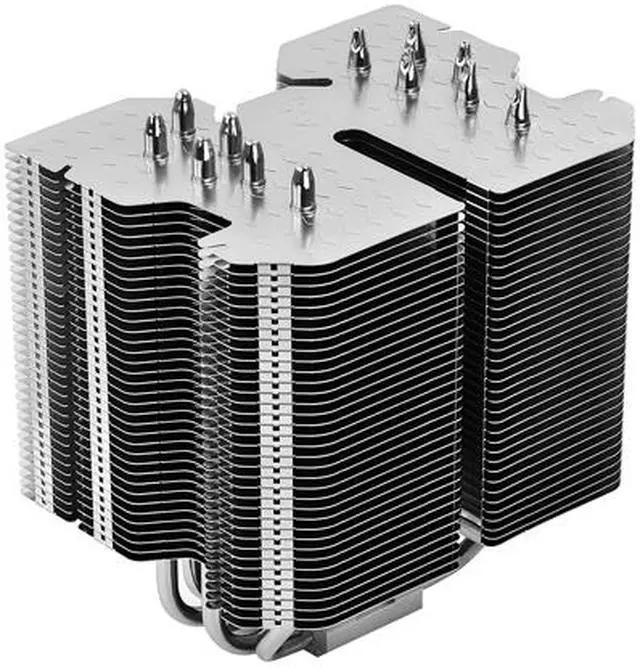 Alt view image 6 of 12 - DEEPCOOL Gamer Storm Lucifer V2-CPU Cooler 140mm PWM Rubber Fan Twin-tower Metal Mounting Kit Fanless Option Support LGA 2066 / AM4