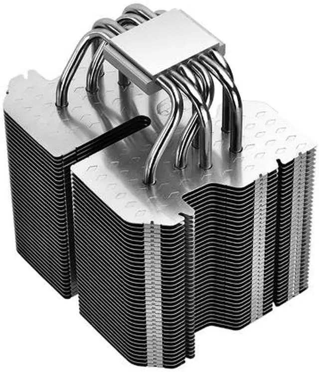 Alt view image 7 of 12 - DEEPCOOL Gamer Storm Lucifer V2-CPU Cooler 140mm PWM Rubber Fan Twin-tower Metal Mounting Kit Fanless Option Support LGA 2066 / AM4