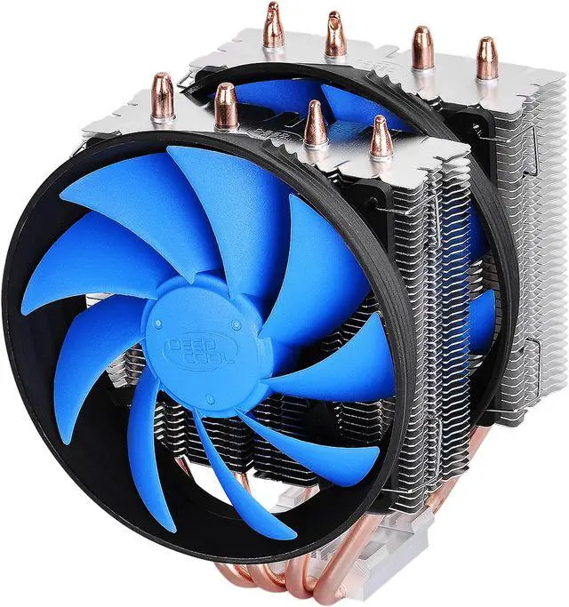 Main image of DEEPCOOL FROSTWIN-CPU Cooler 4 Heatpipes Twin-tower Heatsink Dual 120mm Fans One with PWM Metal Mounting Kit