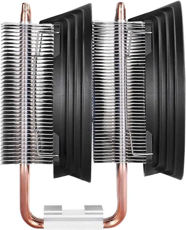Alt view image 6 of 10 - DEEPCOOL FROSTWIN-CPU Cooler 4 Heatpipes Twin-tower Heatsink Dual 120mm Fans One with PWM Metal Mounting Kit