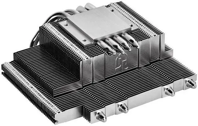 Alt view image 4 of 8 - DEEPCOOL Gamer Storm GABRIEL-CPU Cooler 4 soldered Heatpipes Low Profile Quiet 120X120X20mm PWM Fan Metal Mounting Kit