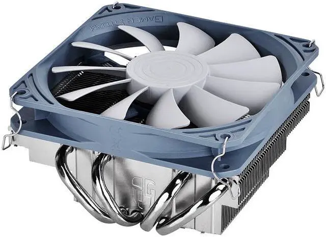 Main image of DEEPCOOL Gamer Storm GABRIEL-CPU Cooler 4 soldered Heatpipes Low Profile Quiet 120X120X20mm PWM Fan Metal Mounting Kit