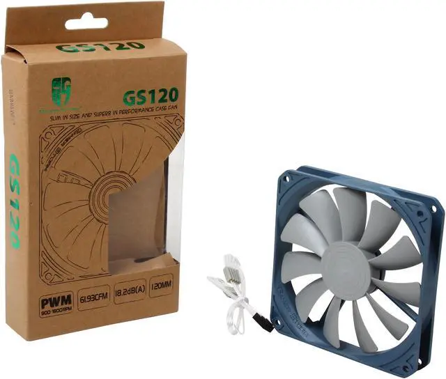 Alt view image 5 of 5 - DEEPCOOL Gamer Storm GS 120 PWM Fan Hydro Bearing 120X120X20mm Slim design for Small Cases