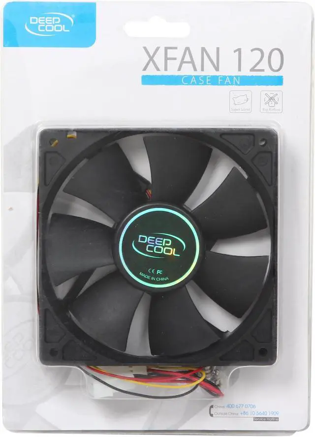 Alt view image 5 of 5 - DEEPCOOL XFAN 120 Hydro Bearing Black Fan